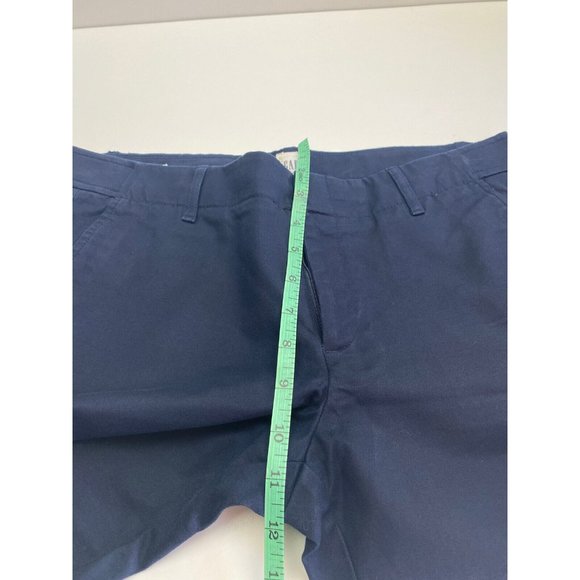 Gap Slim Crop Pants Size 10R New Uniform Navy Blue Bottoms - Picture 7 of 12